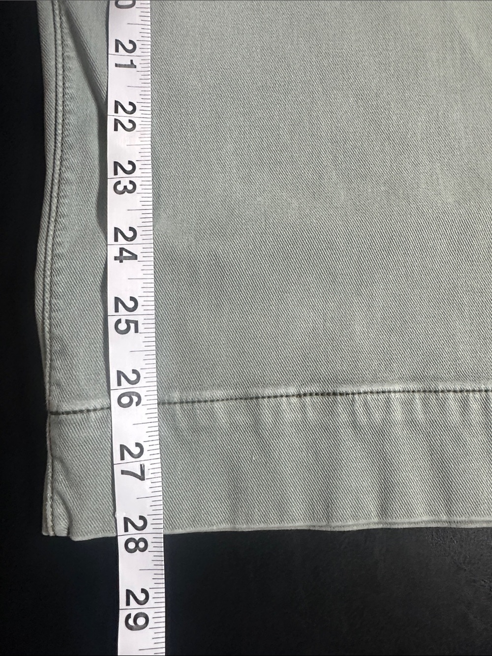SPANX Twill Crop Wide Leg Pants in Light Sage - Picture 7 of 10
